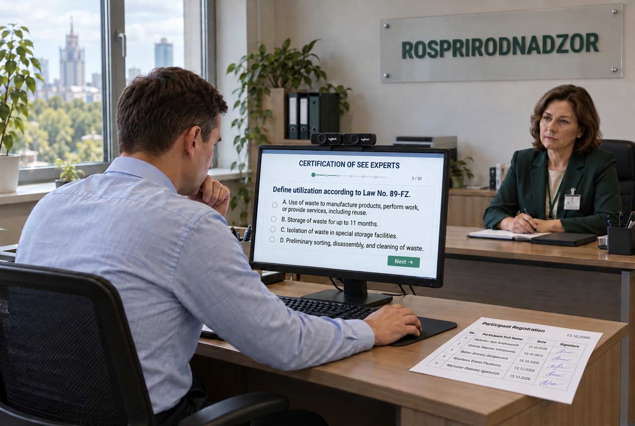 Certification d'expert EES auprès de Rosprirodnadzor : préparation et pièges à éviter
