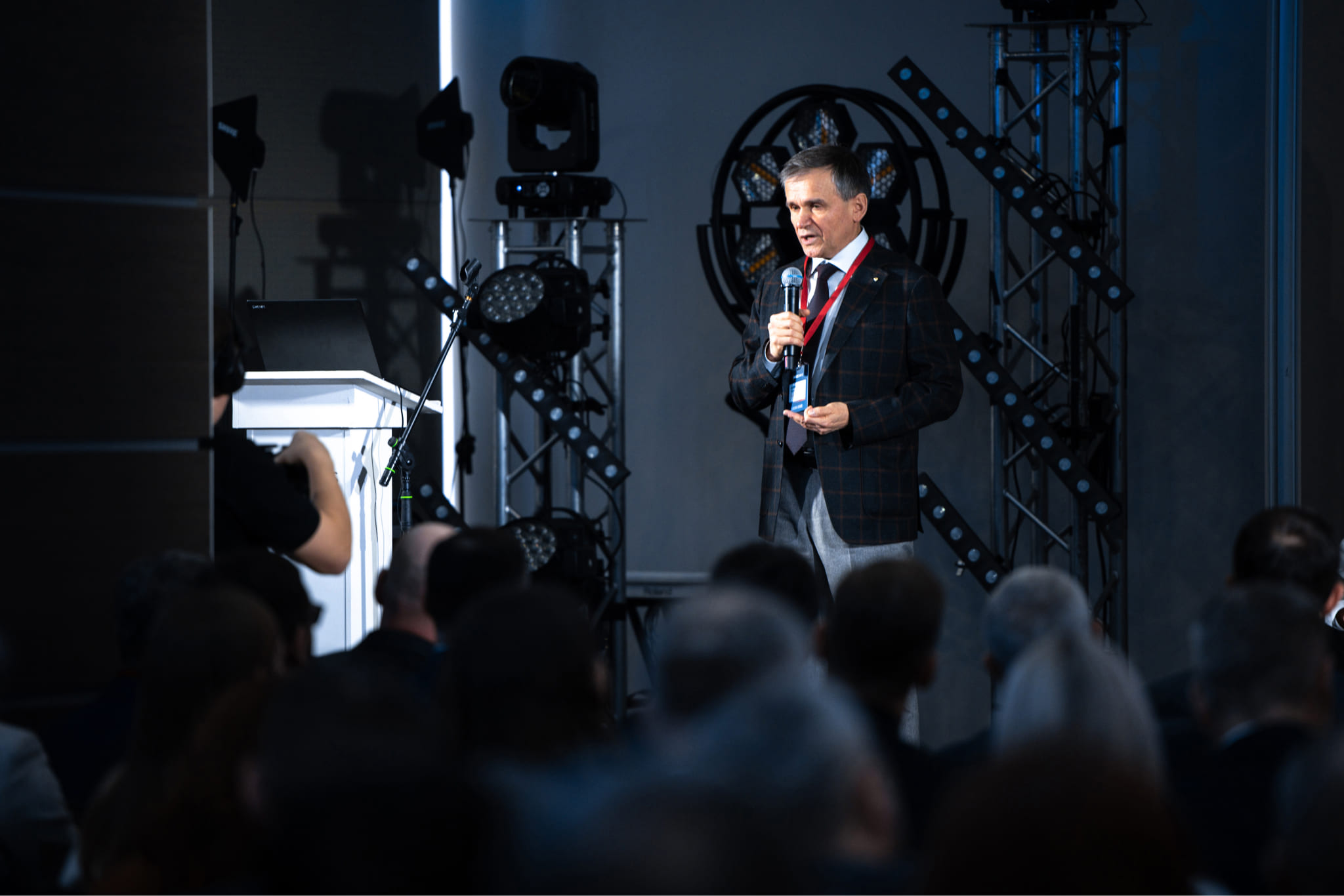 Speaking before the community